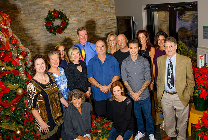 Dr. Robert Zehr with members of the Seaside Surgery Center staff