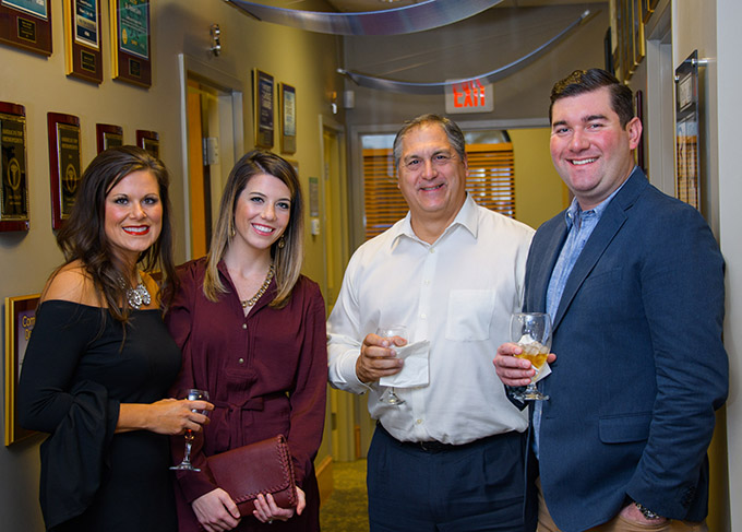 Nora Honea, Lindsey Turnbaugh, Jim Whitacre, and Chris Melley